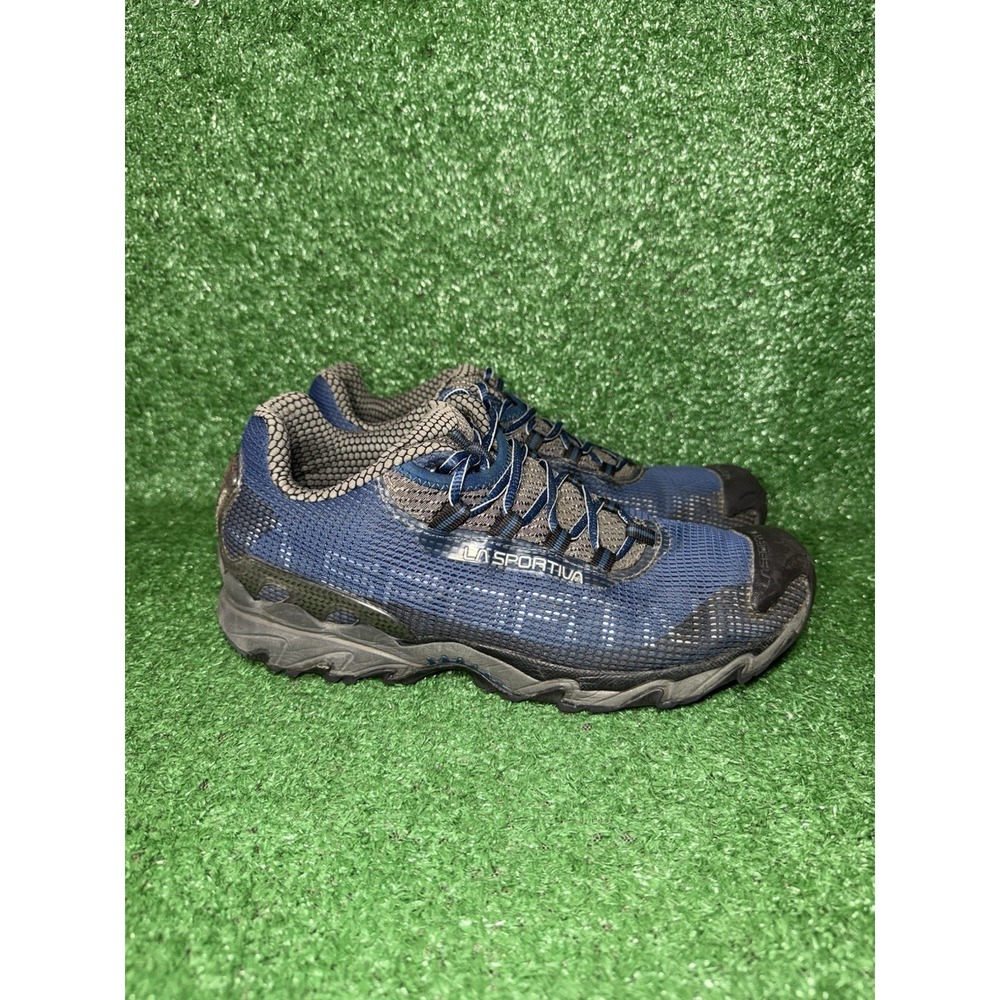 La Sportiva Mens Size 12 Wildcat Blue Running Shoes Hiking Comfort Sneakers